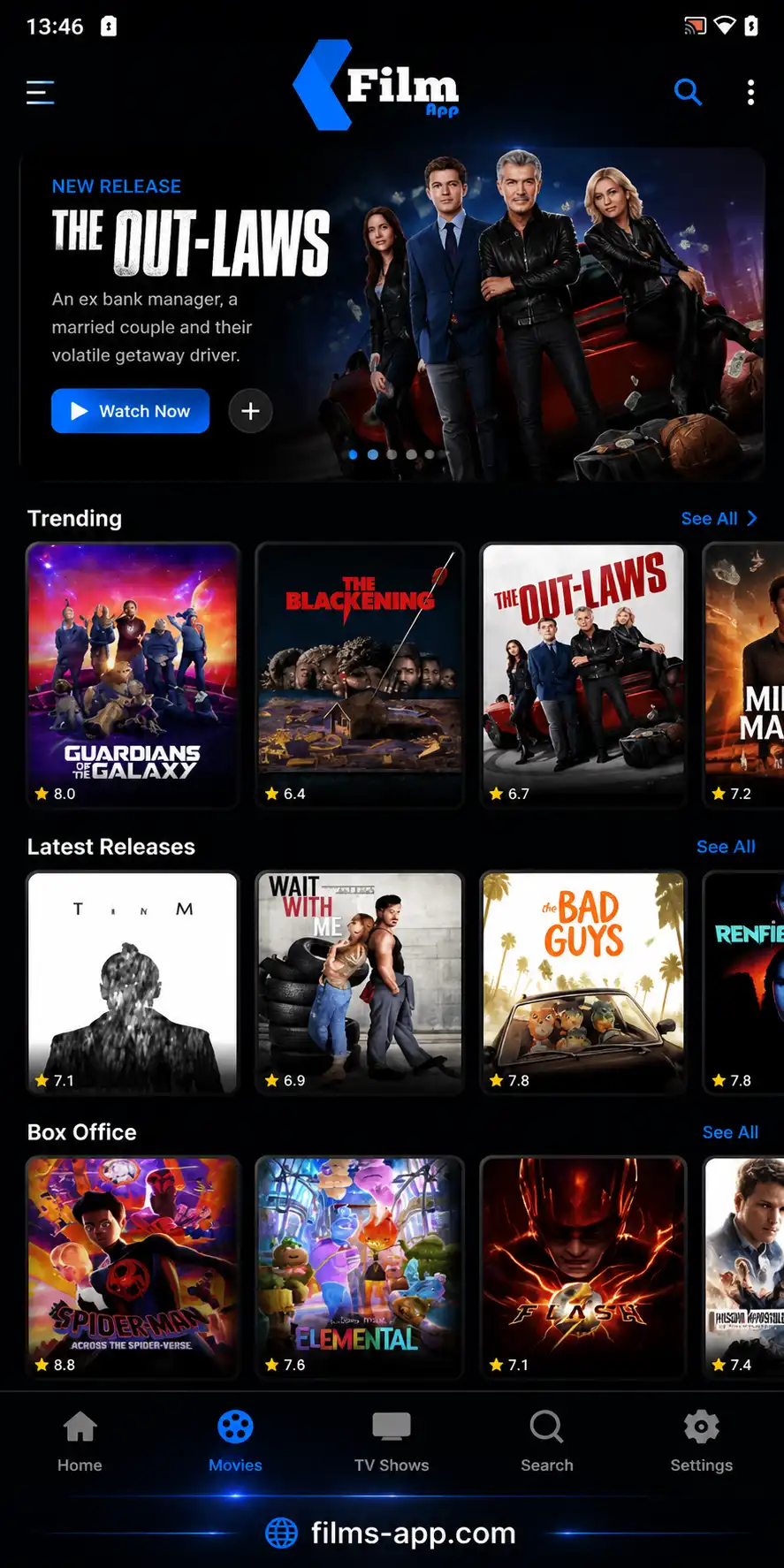 Film App movies